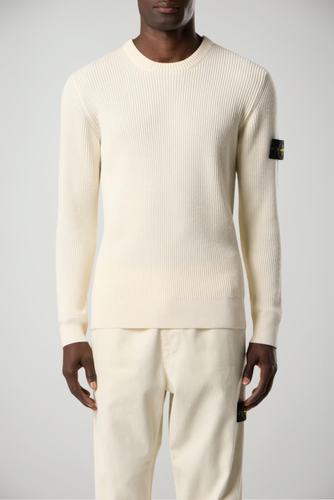 Stone Island men's FULL RIB RWS WOOL sweater