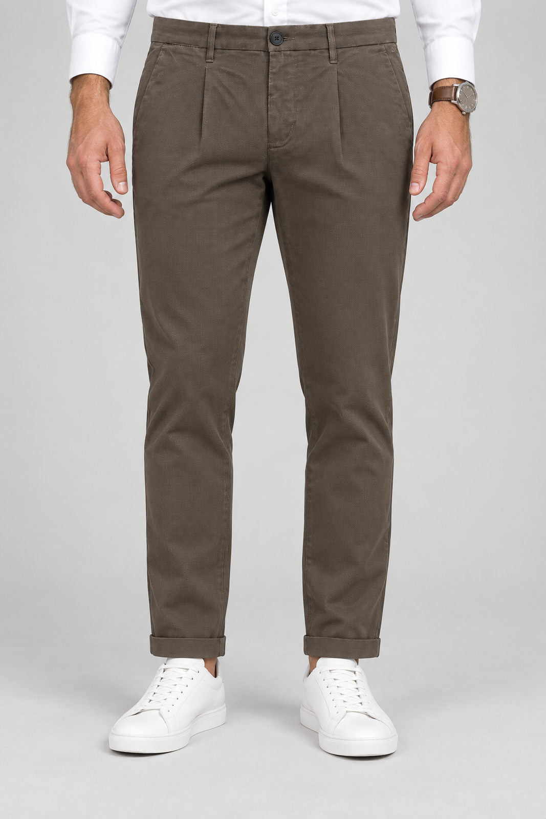Sun 68 Pantaloni Uomo in micropattern con pences