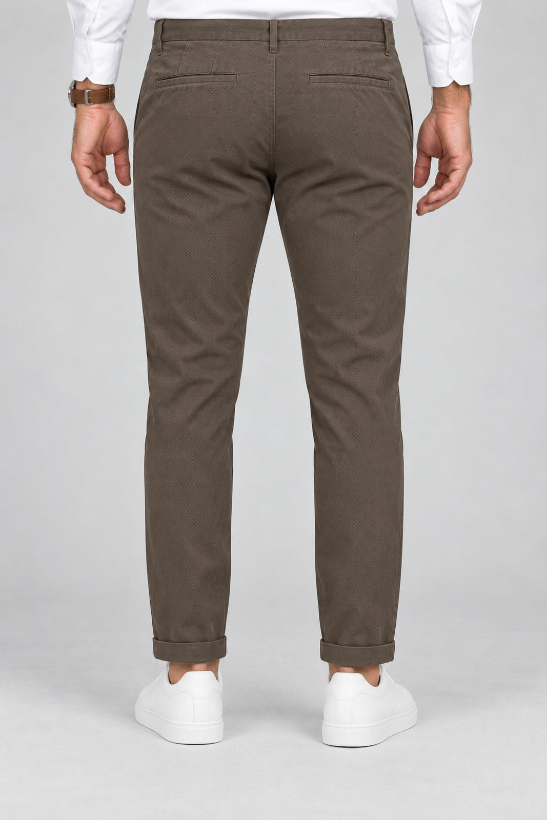 Sun 68 Pantaloni Uomo in micropattern con pences