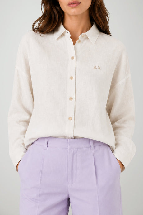 Sun68 Camicia Donna in Piquet