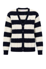 Sun68 Cardigan Donna a righe in misto lana