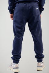 Sun68 Jogger Uomo con Coulisse Elastica in Misto Cotone