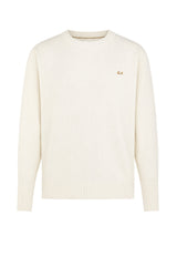 Sun68 Maglia Donna con Orli a Costine con Misto Lana Merino