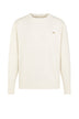 Sun68 Maglia Donna con Orli a Costine con Misto Lana Merino