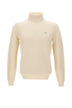 Sun68 Maglia Uomo Dolcevita Punto Riso in Misto Lana Merino e Cotone