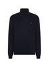 Sun68 Maglia Uomo Dolcevita Punto Riso in Misto Lana Merino e Cotone
