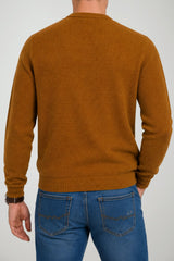 Sun68 Maglia Uomo Punto Riso in Misto Lana Merino e Cotone