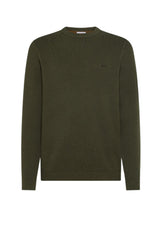 Sun68 Maglia Uomo Punto Riso in Misto Lana Merino e Cotone