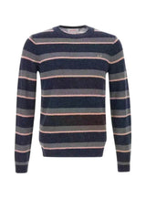 Sun68 Maglia Uomo Stripes in Misto Lana Merino e Alpaca