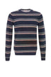 Sun68 Maglia Uomo Stripes in Misto Lana Merino e Alpaca