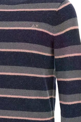 Sun68 Maglia Uomo Stripes in Misto Lana Merino e Alpaca