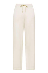 Sun68 Pantaloni Donna in Filo a Palazzo con Lana Merino e Cashmere