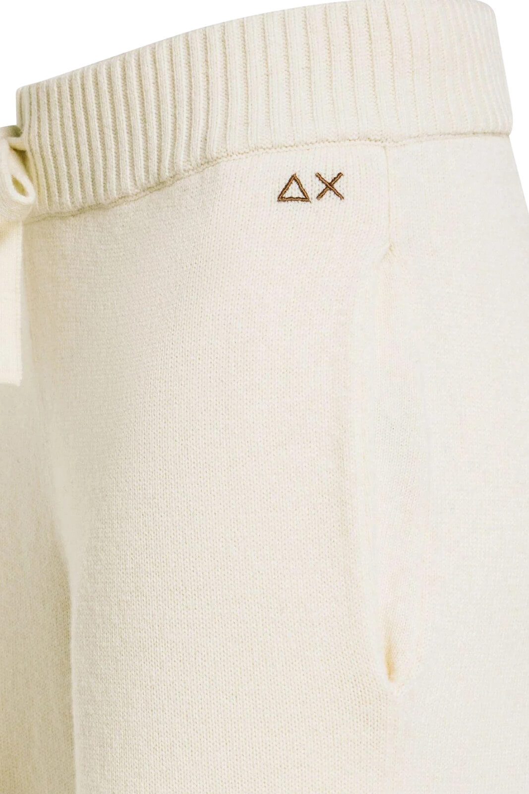 Sun68 Pantaloni Donna in Filo a Palazzo con Lana Merino e Cashmere