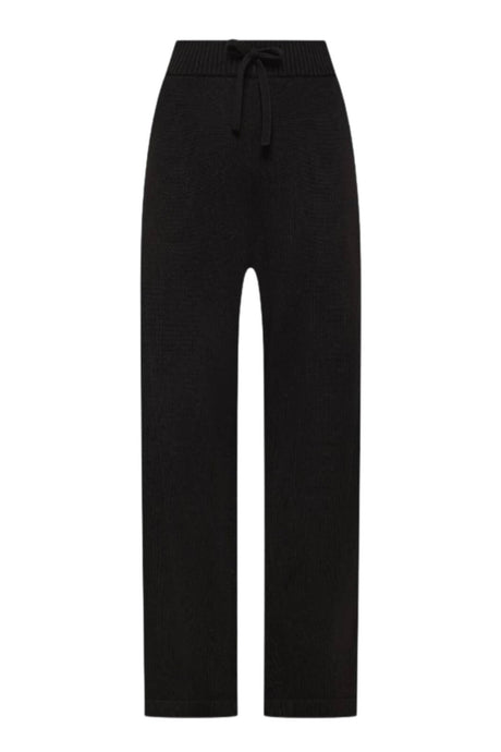 Sun68 Pantaloni Donna in Filo a Palazzo con Lana Merino e Cashmere