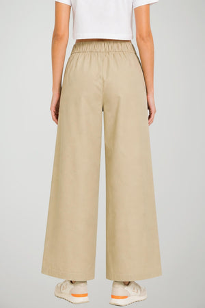 Sun68 Pantaloni Donna Wide Leg con Coulisse