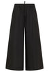 Sun68 Pantaloni Donna Wide Leg con Coulisse