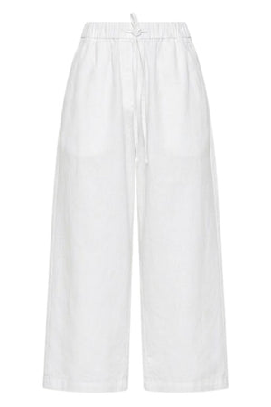 Sun68 Pantaloni Donna Wide Leg con Coulisse