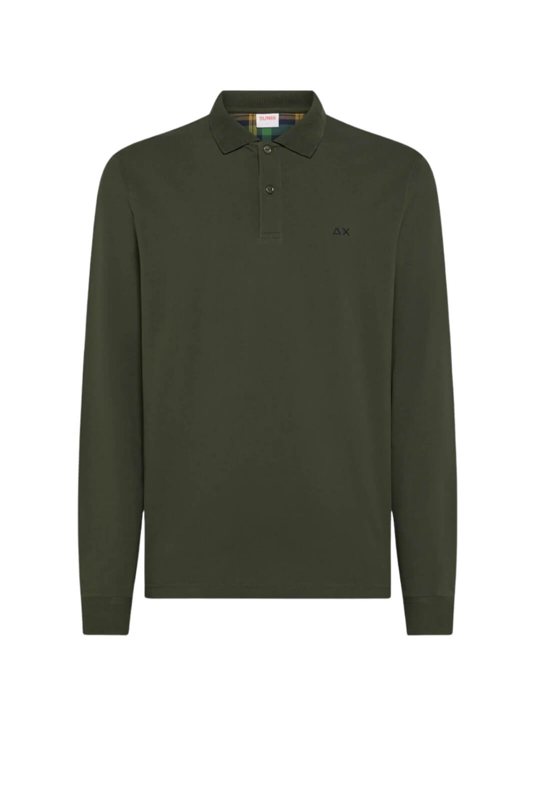 Sun68 Polo Uomo Maniche Lunghe in Misto Cotone