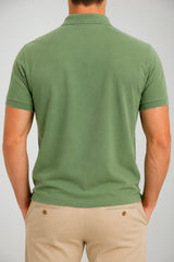 Sun68 Polo Uomo in piquet con logo a contrasto