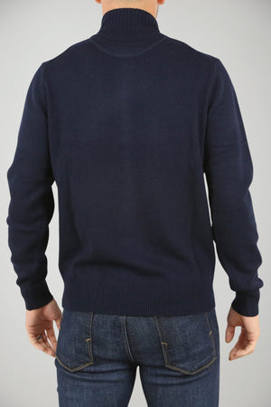 Cardigan da uomo Sun 68 in lana full zip con logo retro
