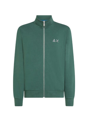 Felpa da uomo Sun 68 con zip e logo