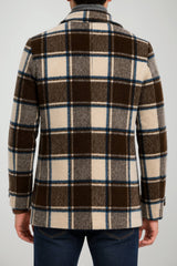 Surplus Wardrobe Cappotto Uomo doppiopetto check