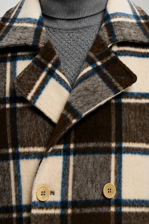 Surplus Wardrobe Cappotto Uomo doppiopetto check