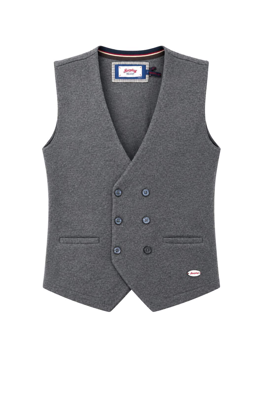 Surplus Wardrobe Gilet Uomo doppiopetto