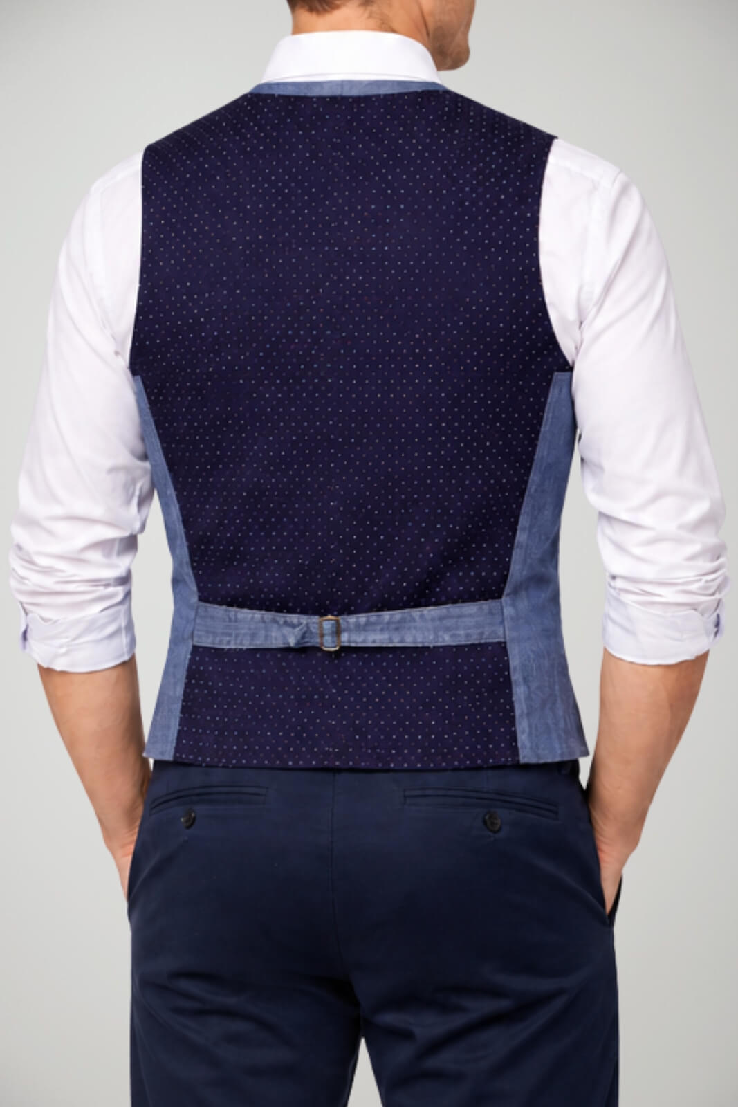 Surplus Wardrobe Gilet Uomo effetto denim