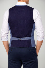 Surplus Wardrobe Gilet Uomo effetto denim