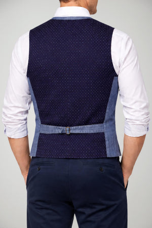 Surplus Wardrobe Gilet Uomo effetto denim