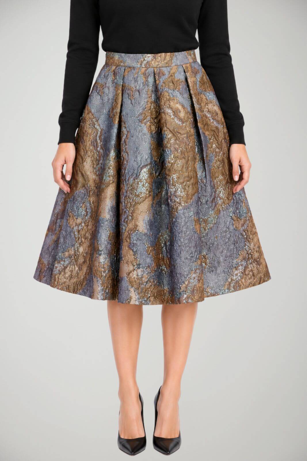 Susanne Bommer Gonna midi in jacquard