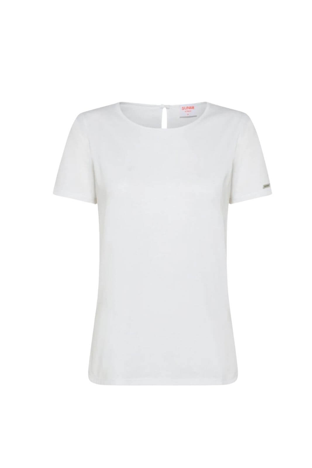 Sun68 T-shirt Donna Mixed Fabric