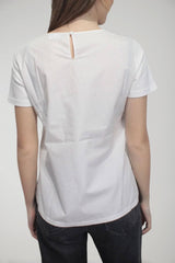 Sun68 Mixed Fabric Women's T-shirt