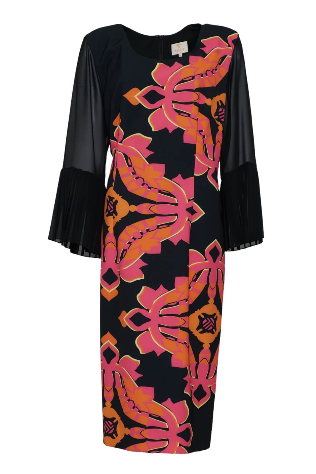 Vestido Twins Fantasy para mujer con mangas acampanadas plisadas