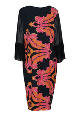Vestido Twins Fantasy para mujer con mangas acampanadas plisadas