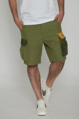 Pantalones cargo con parches para hombre The Boy'z Affair Bermuda
