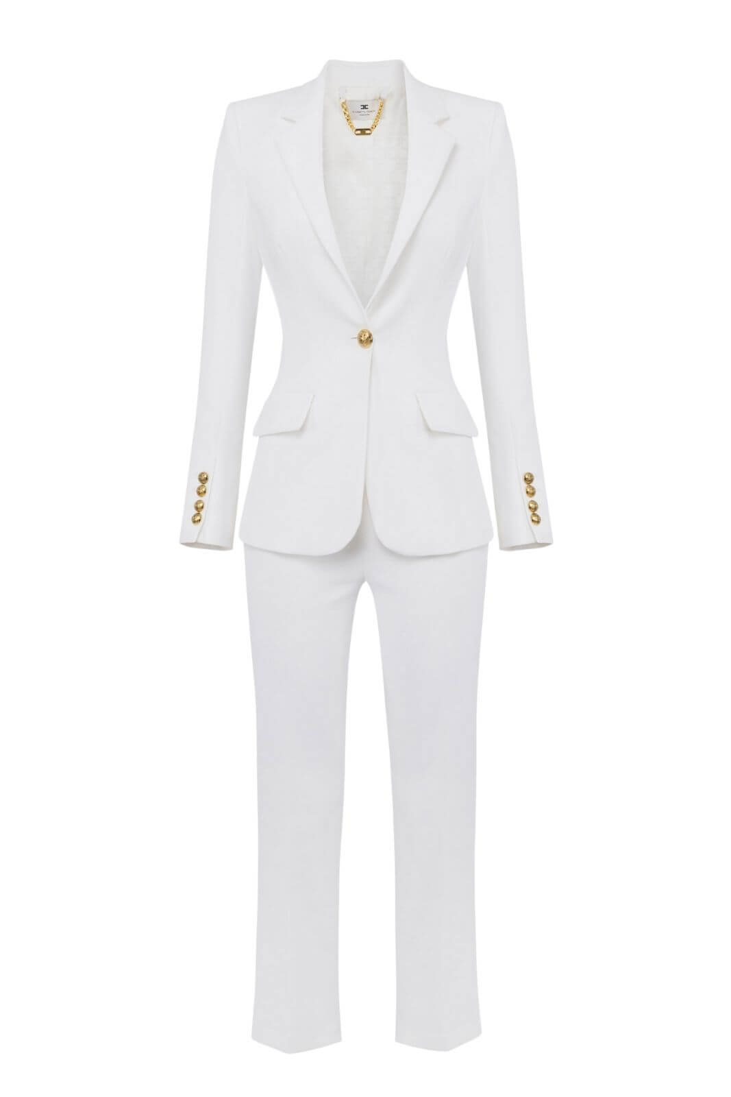 Elisabetta Franchi women's single-breasted crepe suit
