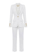 Elisabetta Franchi women's single-breasted crepe suit