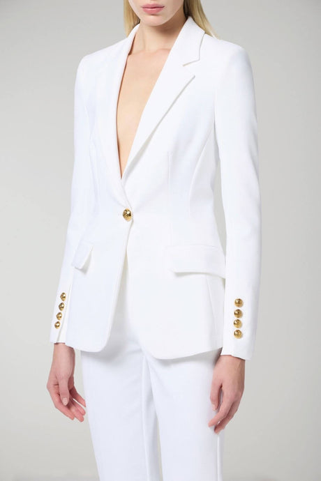 Elisabetta Franchi women's single-breasted crepe suit