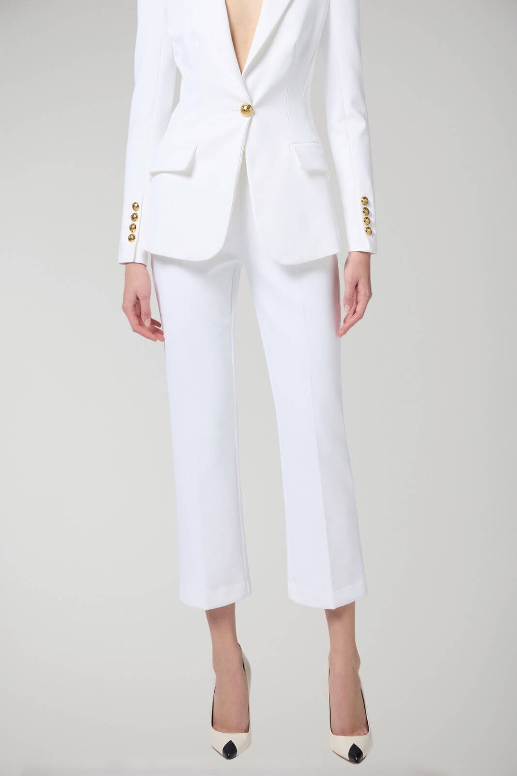 Elisabetta Franchi women's single-breasted crepe suit