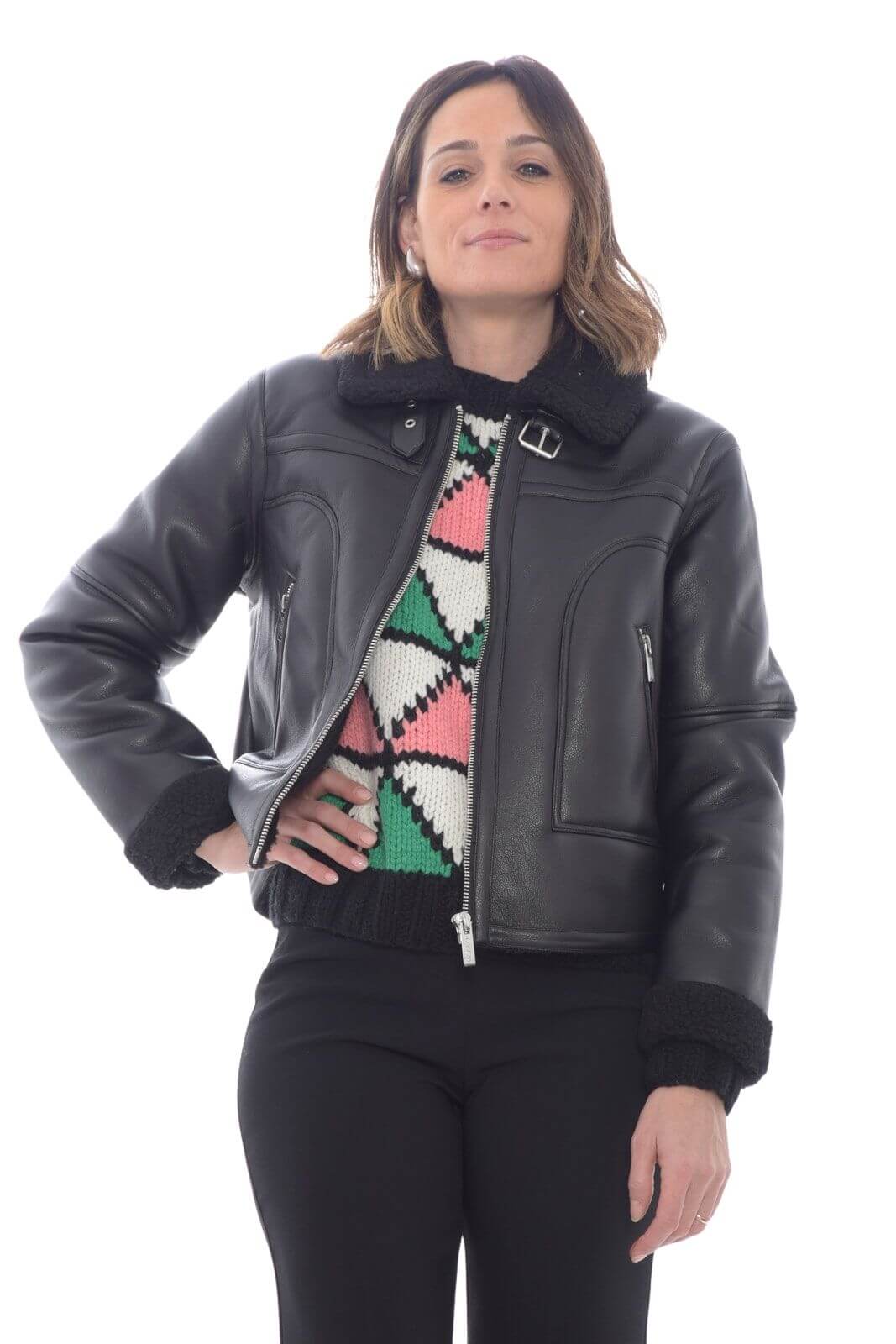 Vicolo women's short biker jacket