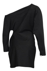 Vestido de raya diplomática con un solo hombro para mujer de Vicolo