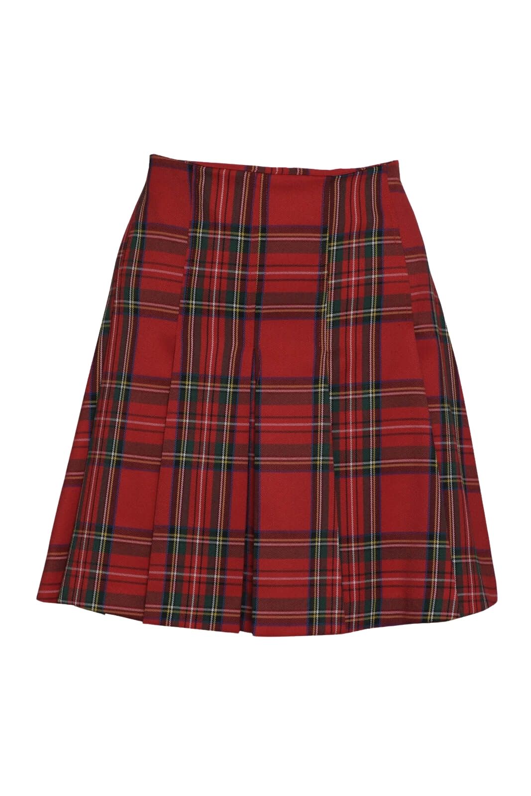 Vicolo Gonna Donna tartan con plissè