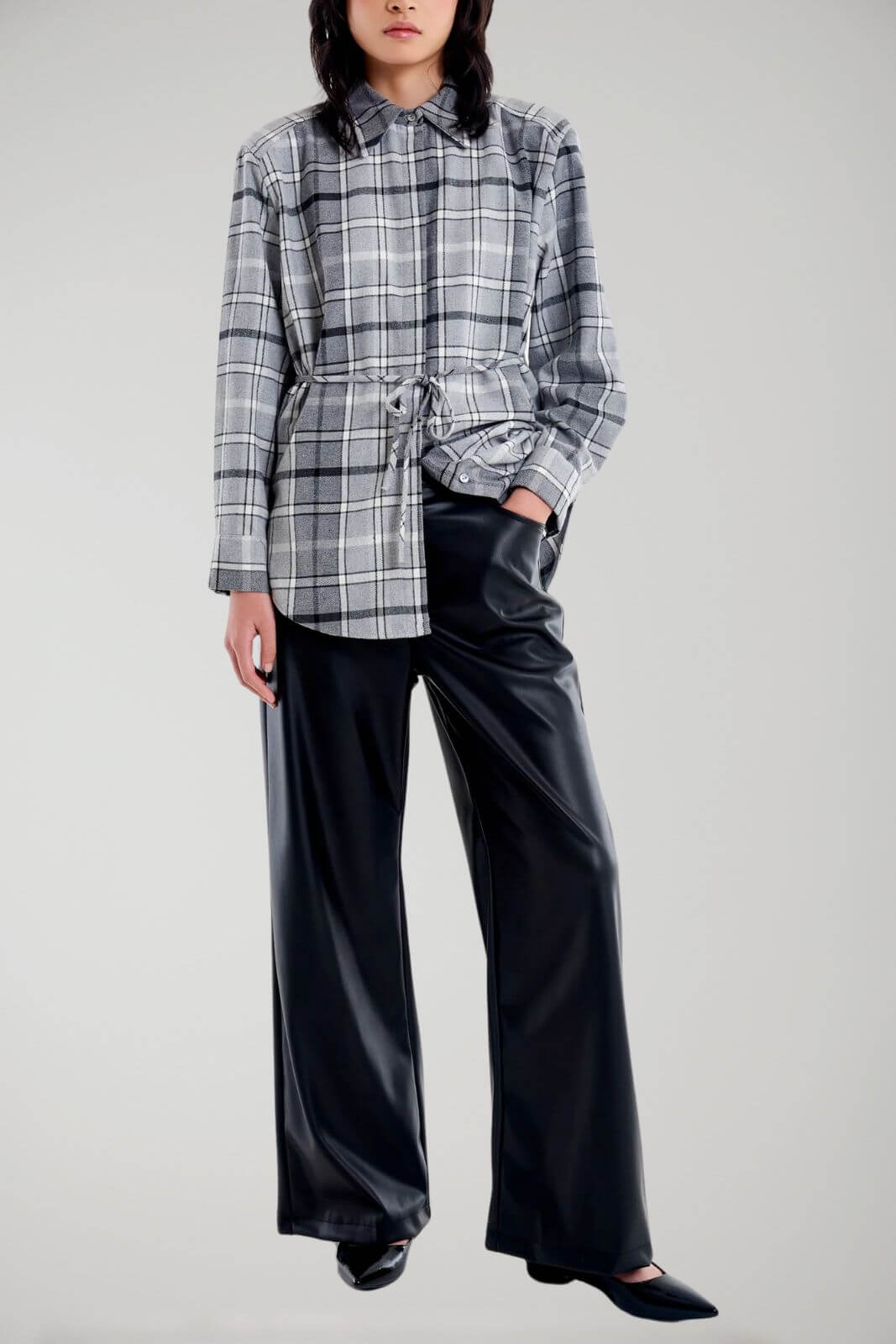 Vicolo Women's Faux Leather Trousers