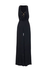 Elisabetta Franchi Women's Jumpsuit with Logo Chain