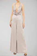 Elisabetta Franchi Women's Jumpsuit with Logo Chain