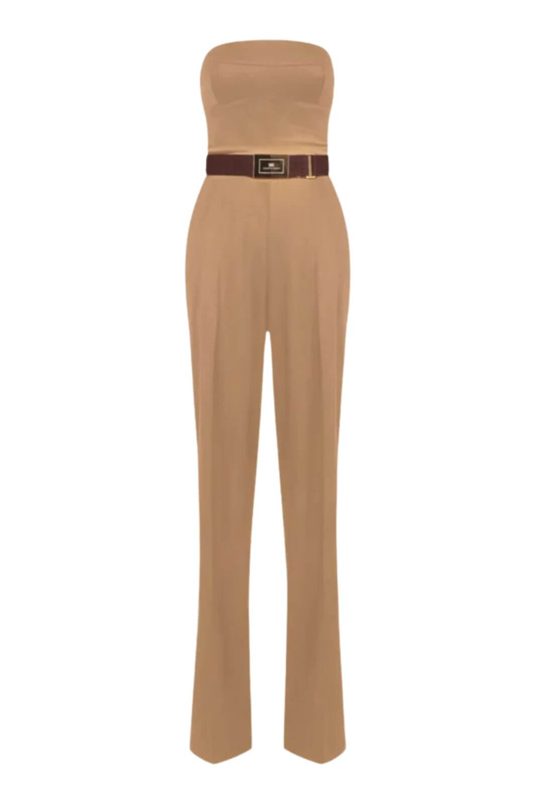 Elisabetta Franchi women's stretch jumpsuit with criss-cross laces