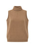 Tabaroni Cashmere Dolcevita Donna Smanicato Spigato in Cashmere
