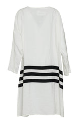 Tadashi Abito Donna spacchi rigato retro